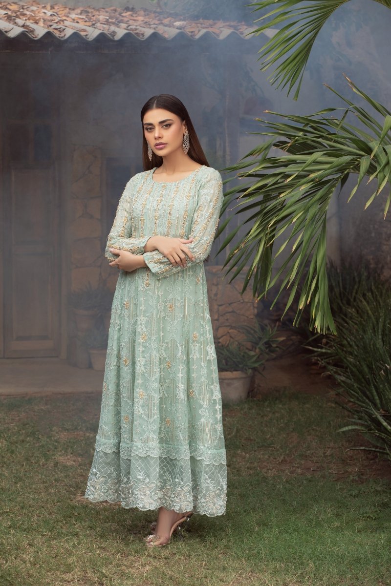 sachin and babi light blue dress Zapaka Women White Boho Long Sleeves Engagement Party Dress with Lace  V-Neck Maxi Dress – Zapaka CA main image 0