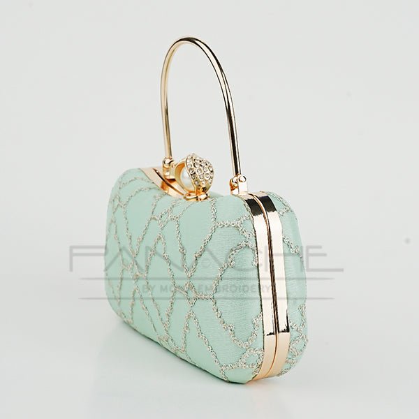 Light green clutch bag online